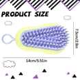 thumbnail image 3 of Head Massager Head Cleaner Scalp Massage Comb,Hair Scalp Scrubber Massager Brush,Head Exfoliator Shower Shampoo Comb,Shower Head Scrubber,Plastic Scalp Brush for Hair Growth & Dandruff Removal,Yellow, 3 of 5