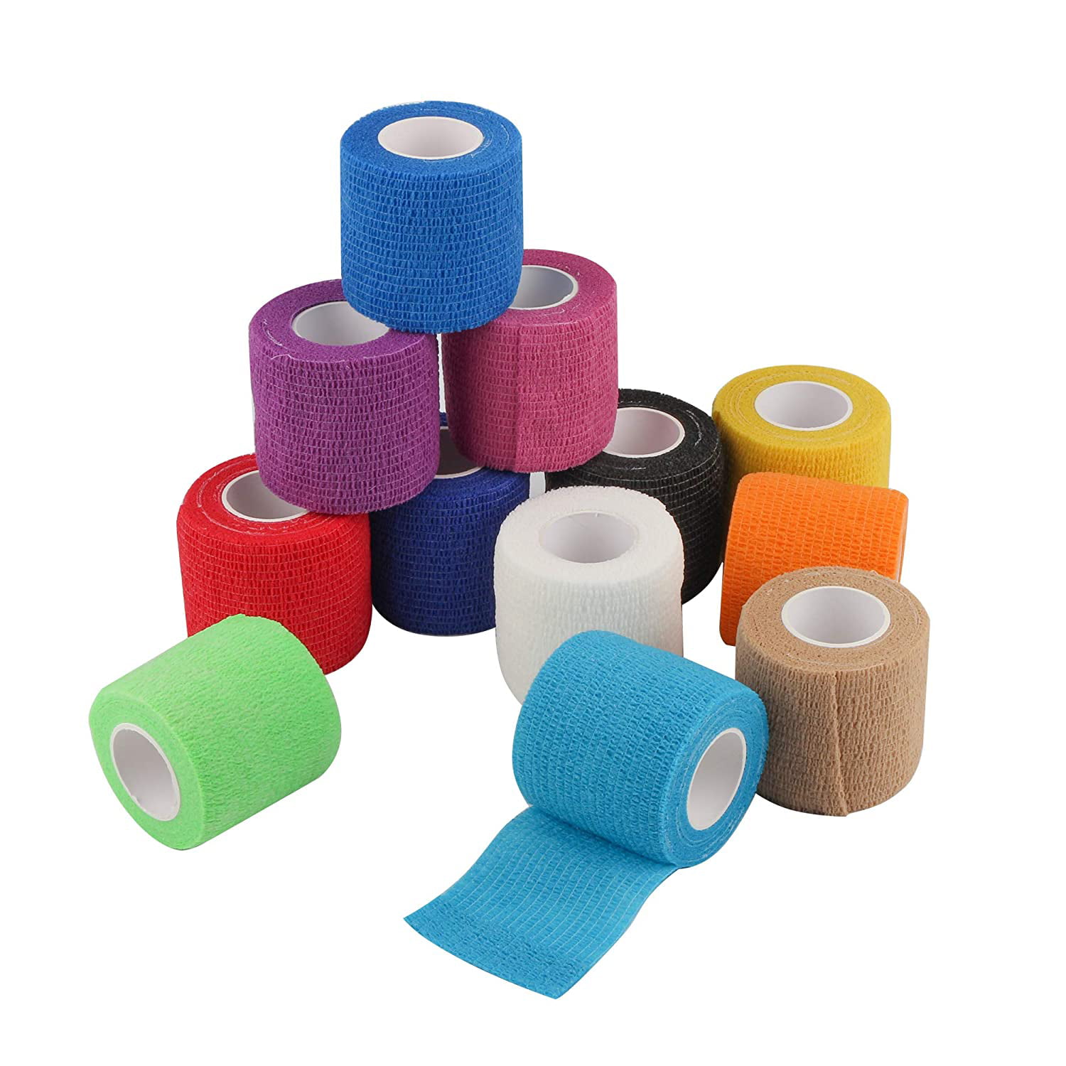 Elastic Self Adherent Cohesive Tape Strong Sports Bandage Physio Muscle Support 