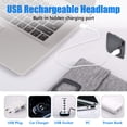thumbnail image 3 of KANCOKIT Hat with Light, Rechargeable Beanie with Headlamp for Men Women, Four Modes of Adjustment Beanie with Light, Gray, 3 of 7