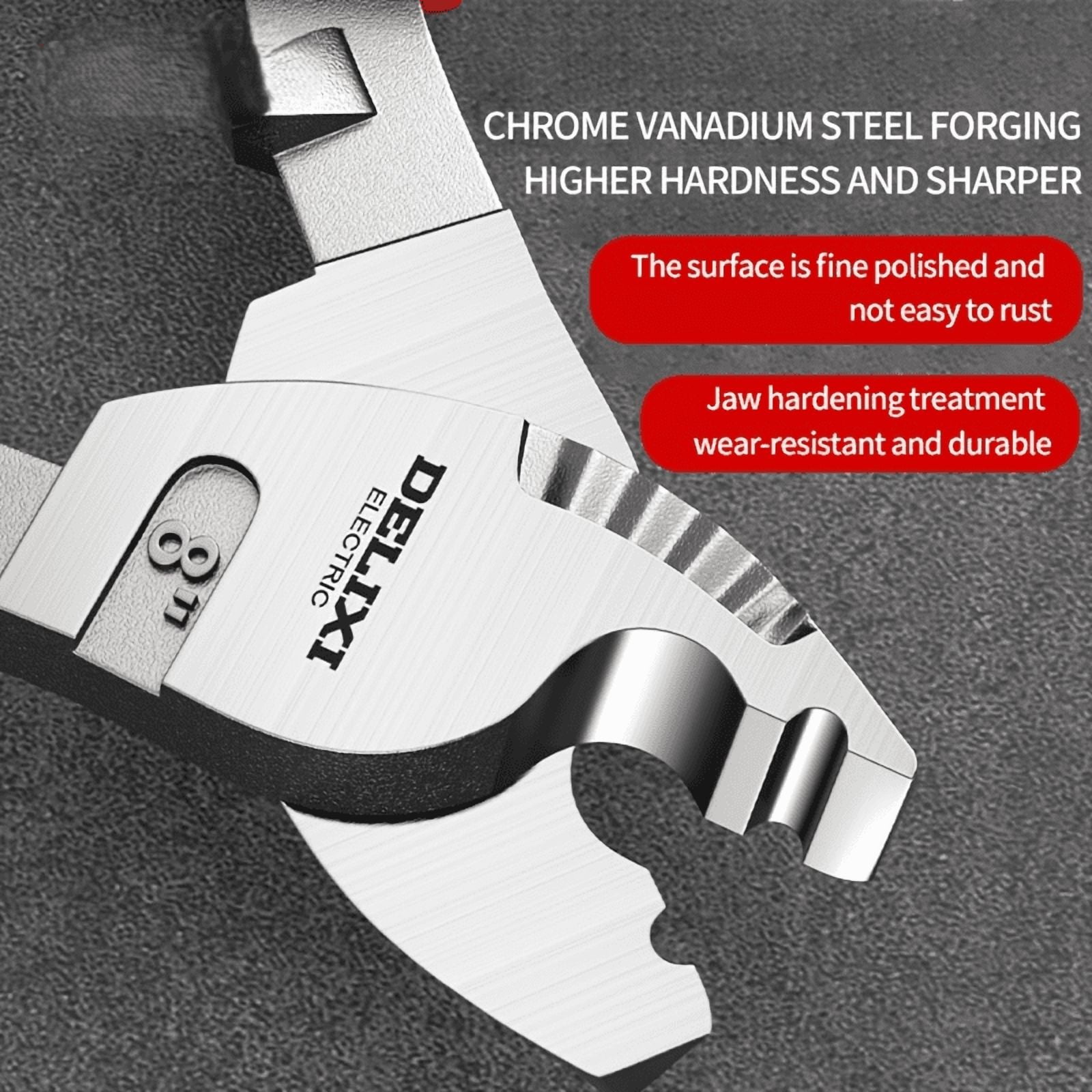 6/8/10 Inch Cable Cutter, Wire Cutter, with Stripping Hole, Manual Tool, Suitable for Home Decoration, Electrician, Cable Cuttin