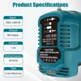 thumbnail image 6 of Mini Battery Charger for Makita 18V BL1850 BL1840B BL1820 BL1815 BL1860 BL1430, 6 of 8