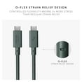 thumbnail image 4 of Native Union Anchor Cable 240W – 10ft USB C High Speed Charging Cable – Weighted Knot (Slate Green), 4 of 9