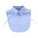 thumbnail image 4 of Camisas portátiles cómodas y desmontables con cuello falso para mujer de color azul S, 4 of 8