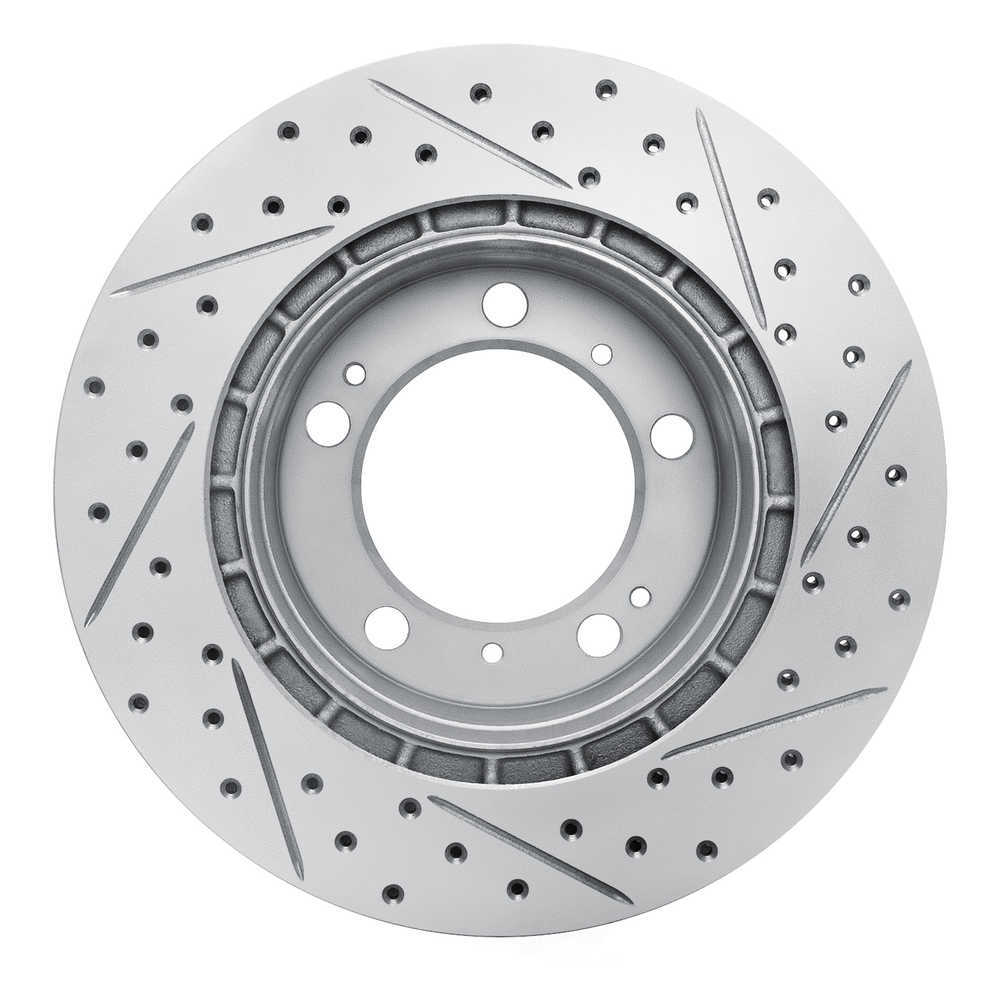 Dynamic Friction Company 830-02029L DFC Geoperformance Rotor - Drilled and Slotted