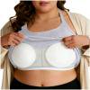 thumbnail image 4 of Nfurl Women's Plus Size Built in Bra Tank Tops Fitted Layering Halter Shelf Bra Tank Tops for Women Ribbed Going Out Sleeveless Tshirts Gray,XL, 4 of 4