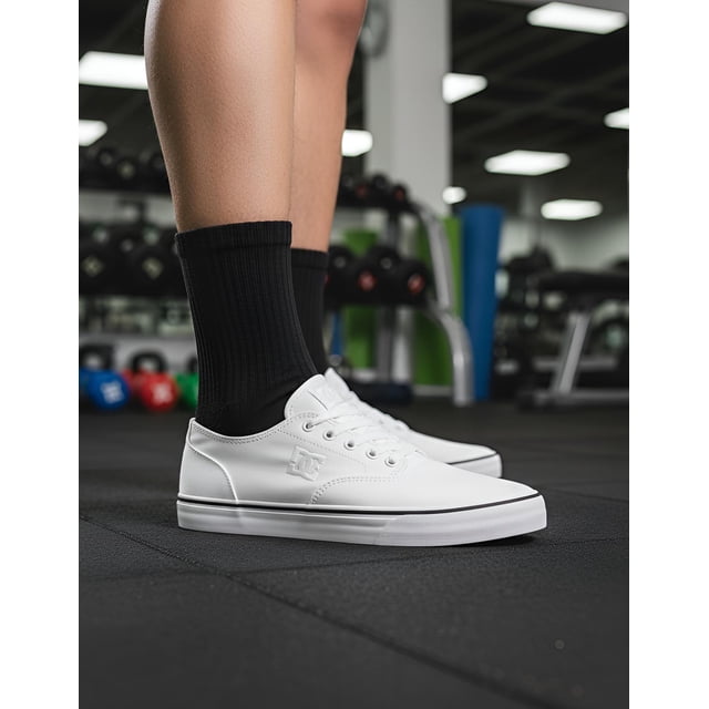 TENIS DC FLASH DAMA DC Shoes ADYS300417WWO TEXTIL BLANCO
