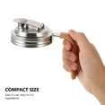 thumbnail image 3 of COSMOBETTY Regular Mouth Mason Jar Lids Silver Stainless Steel 1Pack Airtight Storage, 3 of 7