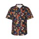 thumbnail image 1 of Fotbe Vintage Floral Camisa Hawaiana para Hombre Unisex – Camisa Casual de Verano con Botones de Manga Corta de Algodón y Lino,XX-Large, 1 of 7