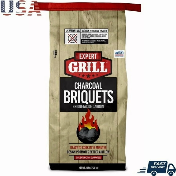 Charcoal Briquettes 16 Lb Premium Grill Charcoal Great Bbq Grilling Smoking New