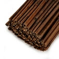 thumbnail image 3 of 3ft * 8ft Carbonized Bamboo Cane Fence for Garden Balcony Decoration Fence Panel Black, 3 of 6