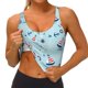 thumbnail image 3 of Balery Sailboats Anchors Sujetadores deportivos con espalda cruzada para mujer, acolchados, sin costuras, de alto impacto, ideales para yoga, gimnasio, entrenamiento y fitness.-Large, 3 of 8