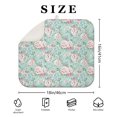 thumbnail image 4 of Pioneer Flower Floral Print Pattern Dish Drying Mat for Kitchen 1 Pack, Ultra Absorbent Microfiber Dishes Drainer Mats,16"x18", 4 of 6