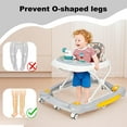 thumbnail image 6 of XunKA 6-in-1 Multifunctional Baby Walker, Foldable Push Walker with Musical Activity Station for 6-24 Months,Gray., 6 of 7