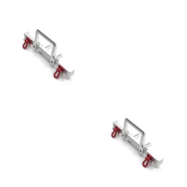 Kenally Parachoques delantero RC, accesorios de aleación de aluminio para coche, reemplazo de componentes remotos multipropósito para el Type2 NO2