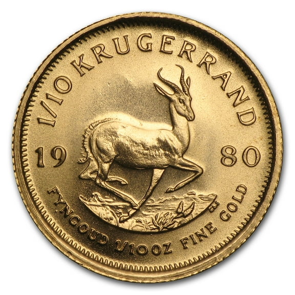1980 South Africa 1/10 oz Gold Krugerrand