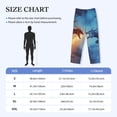 thumbnail image 4 of Lsque Red And Blue Fire Dragon A Print Men's Pajama Pants, Lounge Pant - Comfortable Home Wear,Elastic Waistband, Stylish Design-Medium, 4 of 9