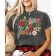 thumbnail image 4 of Distressed Merry and Bright Christmas Shirt for Women and Teens Girly Winter Holiday Tee Pepper Shirt Adult Small, 4 of 4