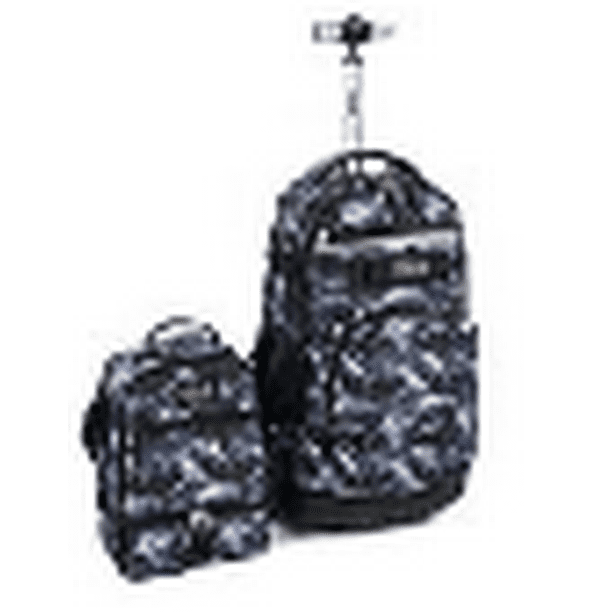 Tilami Rolling Backpack 19 inch with Lunch Bag Wheeled Laptop Backpack