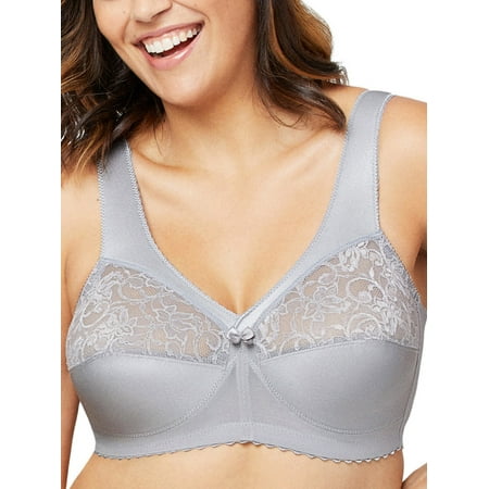 

Glamorise Full Figure Plus Size MagicLift Original Support Bra Wirefree #1000