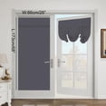 thumbnail image 2 of AMERTEER Roman Curtains Solid Color Shading Curtain Polyester Windows Sheer Tulle Drapes for Balcony Window Door Decoration, 2 of 4