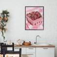 thumbnail image 3 of Stupell Industries Contemporary Glam Glimmer Strawberries Black Framed Giclee Art, 16 x 20, by LISH Creative, 3 of 8