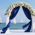 thumbnail image 7 of GTYBOVA 4 Inch Silk Satin Ribbon – 25 Yards , Frayed Edge for Gift Wrapping, Wedding Bouquets, Baby Shower Decor, Bridal & Holiday Crafts Navyblue, 7 of 7