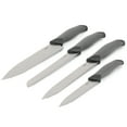 thumbnail image 3 of Oster Lindbergh 14 Piece Stainless Steel Cutlery Knife Set in Black with Cutting Board, 3 of 8