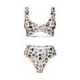 thumbnail image 4 of Daiia Cute Cats Women's Bikini Set Two Piece Swimsuit High Waisted Bikini Adjustable Straps Bikini Perfect for Beach, Pool, and Summer Vacation-Small, 4 of 9