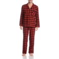thumbnail image 2 of Men's Hanes 4039B Big Man Plaid Flannel Pajama Set (Red Plaid 5XL), 2 of 3
