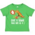 thumbnail image 3 of Inktastic 4th Birthday Party Dinosaur Boys Toddler T-Shirt, 3 of 5