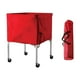 thumbnail image 5 of Carrito Para Pelotas Deportivas Con Ruedas Y Bolsa, Jaula Para Pelotas Deportivas Para Voleibol, Tenis, Juguete Rojo, 5 of 8