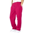 thumbnail image 2 of Boys Casual Wide Leg Sweatpants with Drawstring Elastic Waist Outdoor Long Trousers for Kids Daily Play, 2 of 5