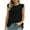 Black, variant on Summer Tank Tops For Women Sevevn Fashion Woman Round Neck Sleeveless Blouse T-Shirt Solid Summer Tops Blouse Camisoles Wide Strap Tank Tops For Women