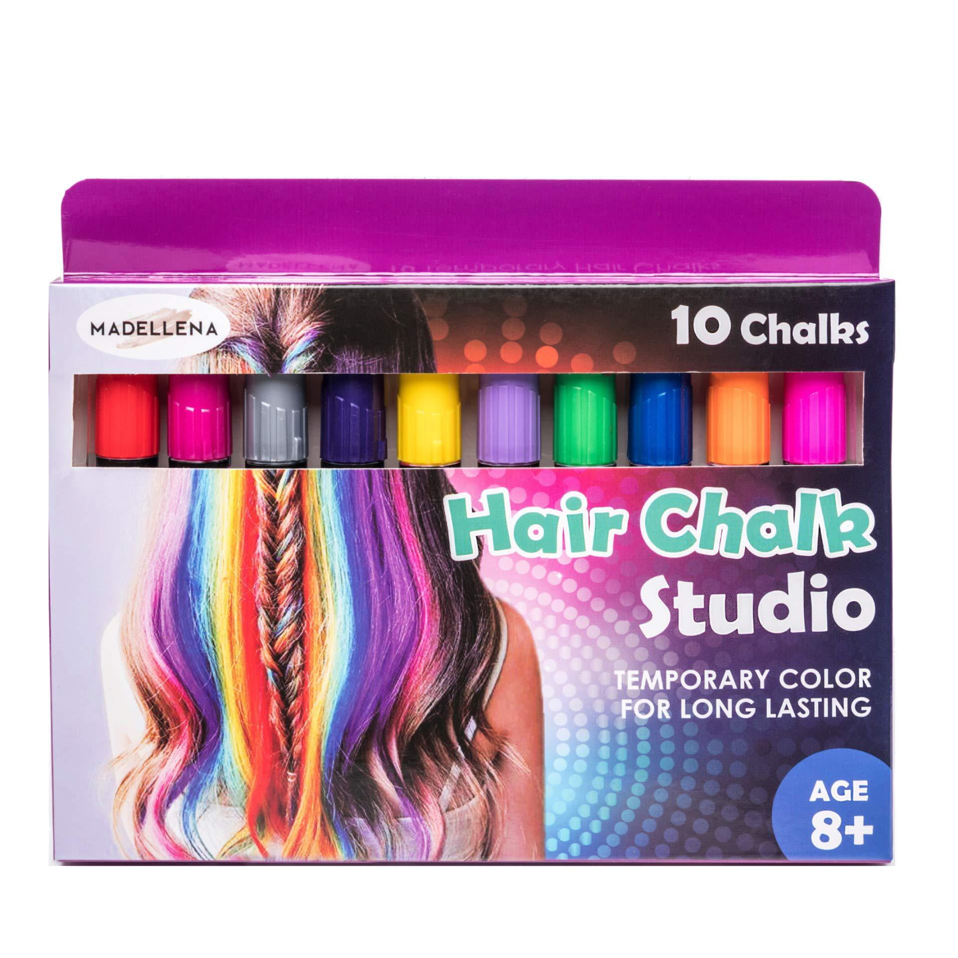 Hair Chalk For Girls, Kids Hair Color, Hair Dye for Kids, Birthday ...