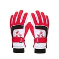 thumbnail image 1 of RXIRUCGD Winter Children Skiing Keep Warm Windproof And Rainproof Velvet Gloves( Red ), 1 of 1