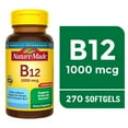 thumbnail image 2 of (2 pack) Nature Made Vitamin B12 1000 mcg Softgels, Dietary Supplement, 270 Count, 2 of 11