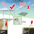 thumbnail image 4 of Outdoor Gazebo Canopy, Wedding Party Tent Camping Shelter Commercial Instant Shelter, Waterproof Tent with Removable Side Wall, 4 of 9