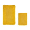 thumbnail image 6 of Better Trends 2 Piece Bathroom Rugs Set 100% Cotton, Soft Tufted Bath Mat, Water Absorbent & Reversible Bath Rug (Yellow) Lilly Crochet Collection, 6 of 7