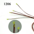 thumbnail image 2 of 10/Set Train LED Lumière Fée Train de Chemin de Fer Jardin Pelouse 3V Lampe Post Lumière Verte, 2 of 9