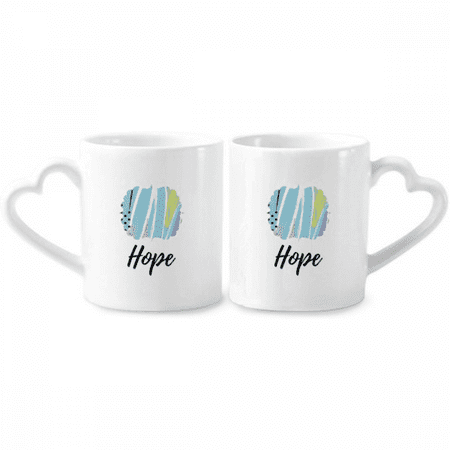 

Joy s Art Pattern Couple Porcelain Mug Set Cerac Lover Cup Heart Handle