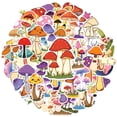 thumbnail image 2 of 35pcs-50pcs Cartoon Stickers Nature Kids Stickers Mushroom DIY Stickers for Laptops Suitcases Notebooks, 2 of 9