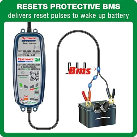 OptiMATE Lithium 4s 0.8A, TM-471, 8-step 12.8V 0.8A sealed battery saving charger & maintainer