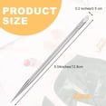 thumbnail image 2 of EXLEAF 2 Pcs Nail Cleaning Cuticle Stick,Stainless Steel,Cuticle Pusher Remover Dead Skin Polish Peeler Cutter,Professional Pedicure Nail Art Care Portable Nails Cleaning Tool, 2 of 6