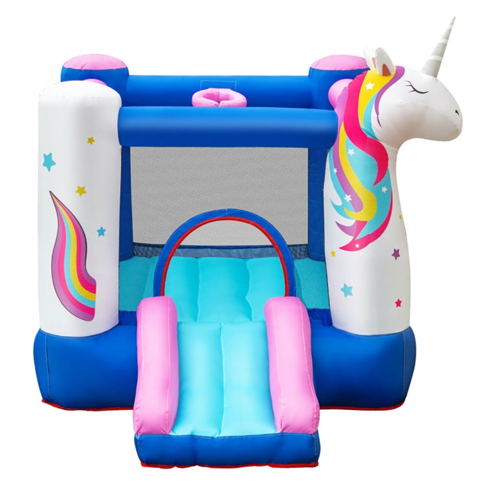 Aimee Lii Kids Inflatable Bounce House with 380W Blower, Playhouse for Kids Outdoor