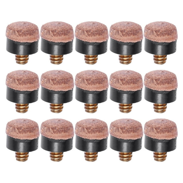 Miangastore Screw On Tips Accessories Brown 30Pcs 0.51 x 0.47 x 0.47In