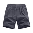thumbnail image 4 of Hvyesh Big and Tall Shorts for Men Quick Dry Athletic Hiking Shorts Lightweight Workout Gym Shorts Lightweight Drawstring Short Pants, 4 of 8