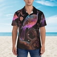 thumbnail image 2 of Susaid Bird4 Print Hawaiian Shirts for Men Women,Hawaiian Summer Short-Sleeve Casual Relaxed-Fit Button-Down,3X-Large, 2 of 7
