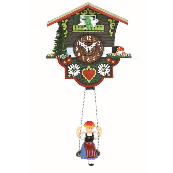 Kuckulino Black Forest Clock Swiss House with quartz movement and cuckoo chime  TU 2014 SQ