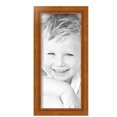 thumbnail image 2 of ArtToFrames 7" x 16" Honey Picture Frame, 7x16 inch Brown Wood Poster Frame (WOM-4097), Pack, 2 of 8