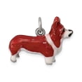 thumbnail image 1 of Sterling Silver Enameled Pembroke Welsh Corgi Charm, 1 of 2